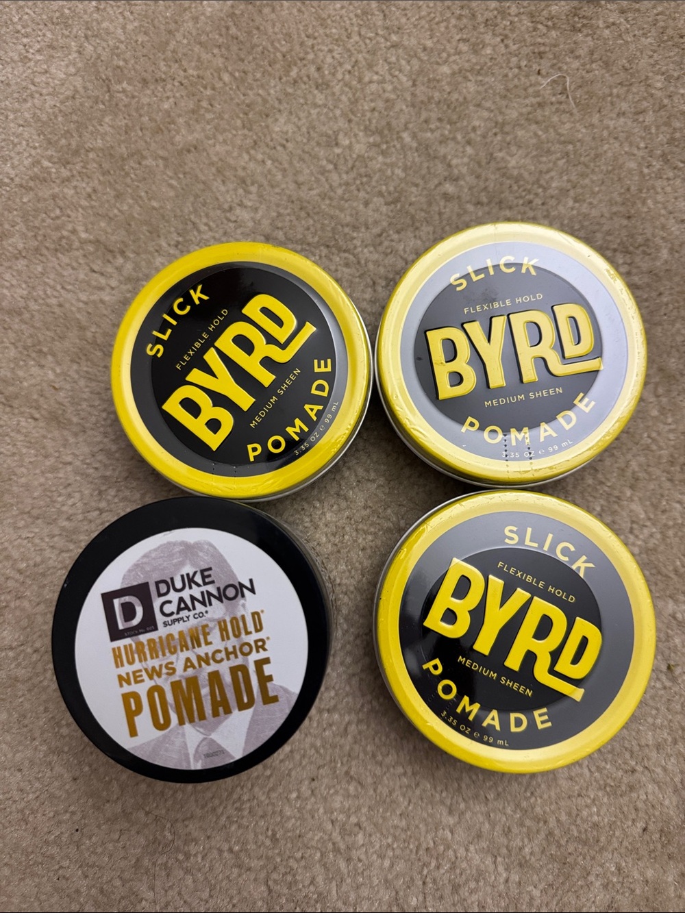 Slick Pomade - Yellow Tin (Men's Hair Pomade)